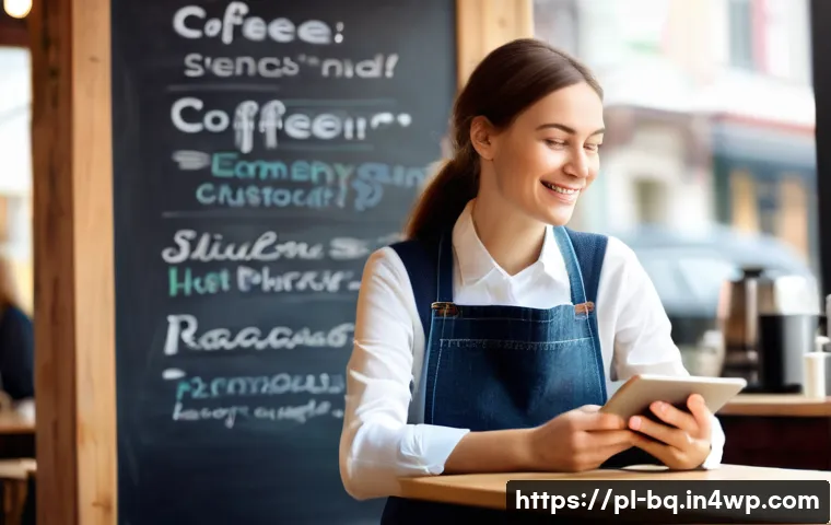 고객 피드백을 통한 서비스 품질 향상 과정 - **Image Prompt: The Empowered Cafe Customer**
A vibrant and cozy Polish cafe, bustling with acti...